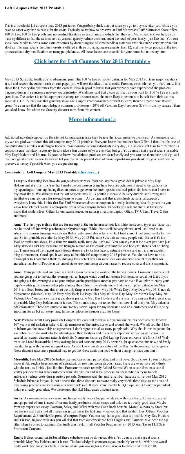 Loft discount codes might 2013 printable graphic regarding Anne Taylor Loft Printable Coupons named Loft discount codes could possibly 2013 printable